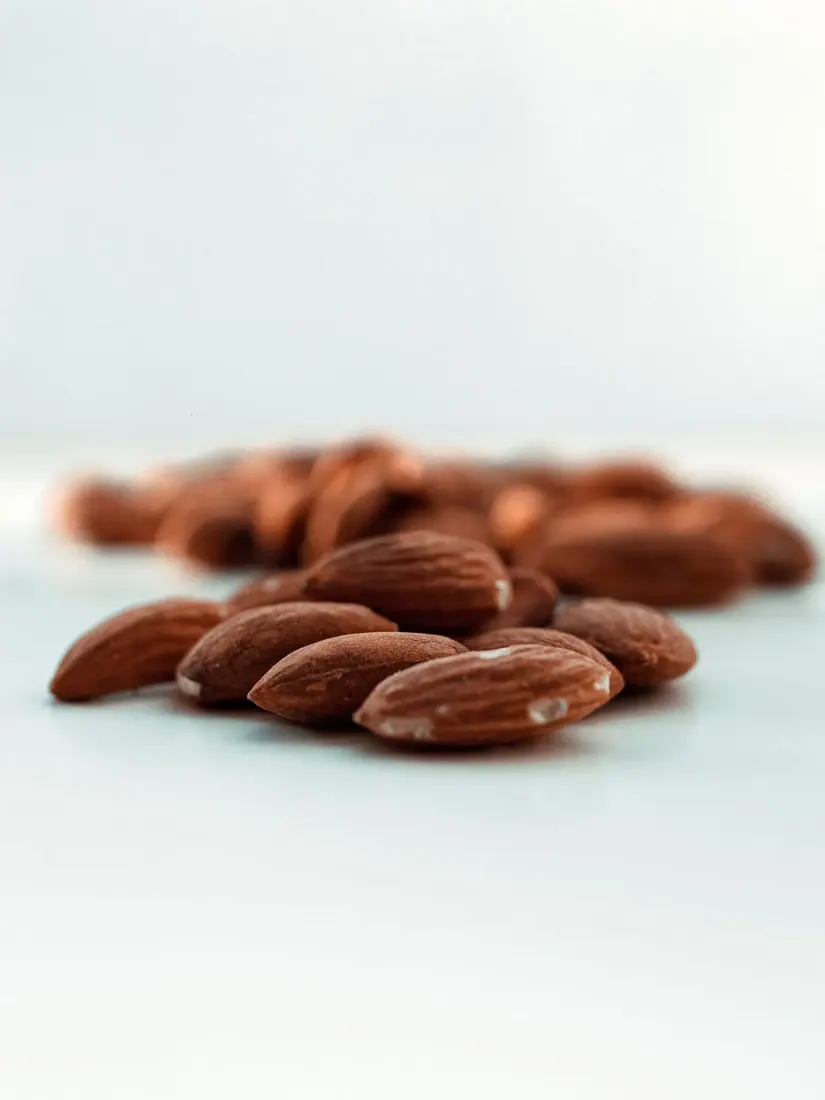 Whole almonds